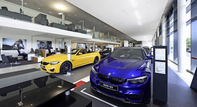 Das neue BMW-Autohaus Mrtin an der Hermann-Mitsch-Strae  | Foto: ingo schneider