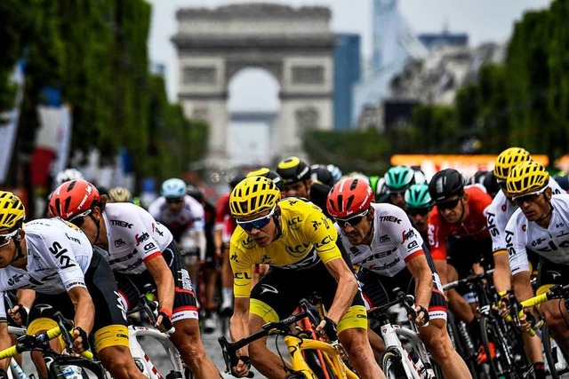 Solange die Tour de France satte Gewin...maury kaum um die sportlichen Aspekte.  | Foto: AFP