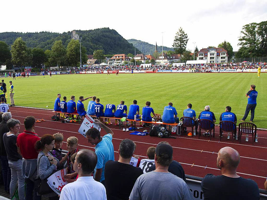 Impressionen vom Spiel SC Freiburg gegen FC Waldkirch