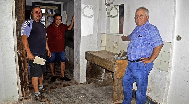 Ortstermin im knftigen Forchheimer He...rber und Brgermeister Johann Gerber.   | Foto: Roland Vitt