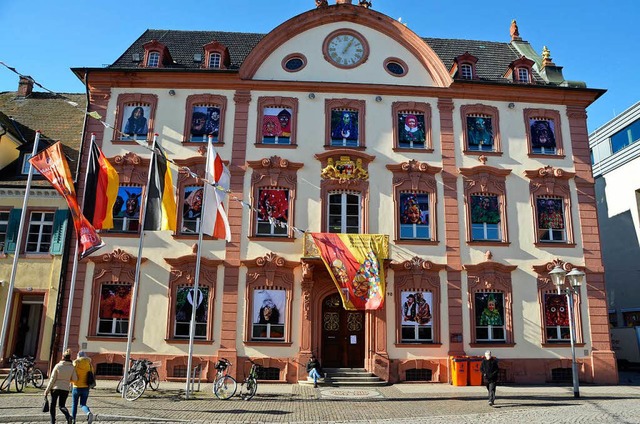 Wer ins Offenburger Rathaus einzieht, entscheidet sich am 14. Oktober.  | Foto: hr