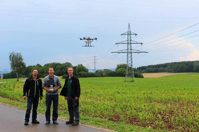 Landwirt kmpft im Hochschwarzwald gegen Schdlinge - per Drohne