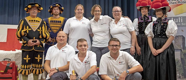 Auf  Platz zwei das Team aus der Ortenau bei der Ehrung in Hornberg.   | Foto: BRK