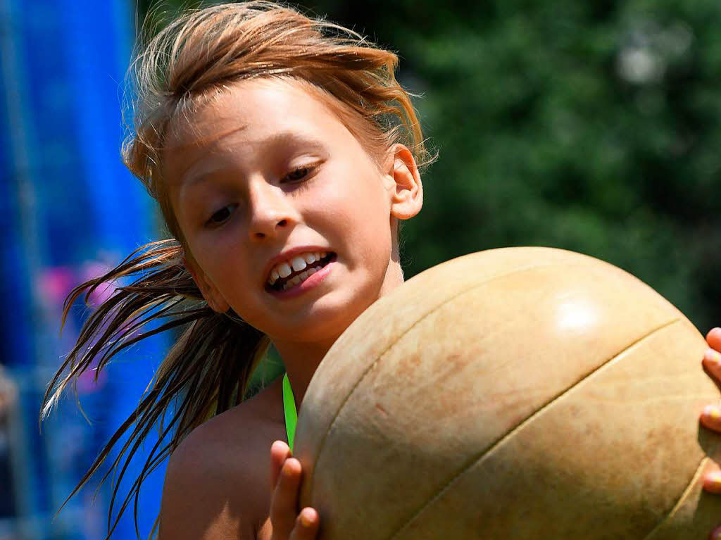 Spa bei der Sommer-Kinderolympiade.