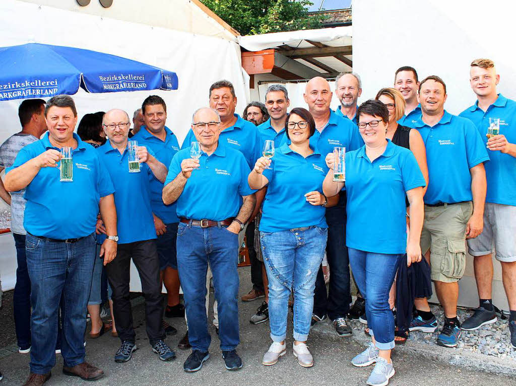 Für die Helfer des Musikvereins Egringen ist das Sommerfest jedesmal ein Kraftakt, auf den sie stolz sein können. Für die Helfer des Musikvereins Egringen ist das Sommerfest jedesmal ein Kraftakt, auf den sie stolz sein können.