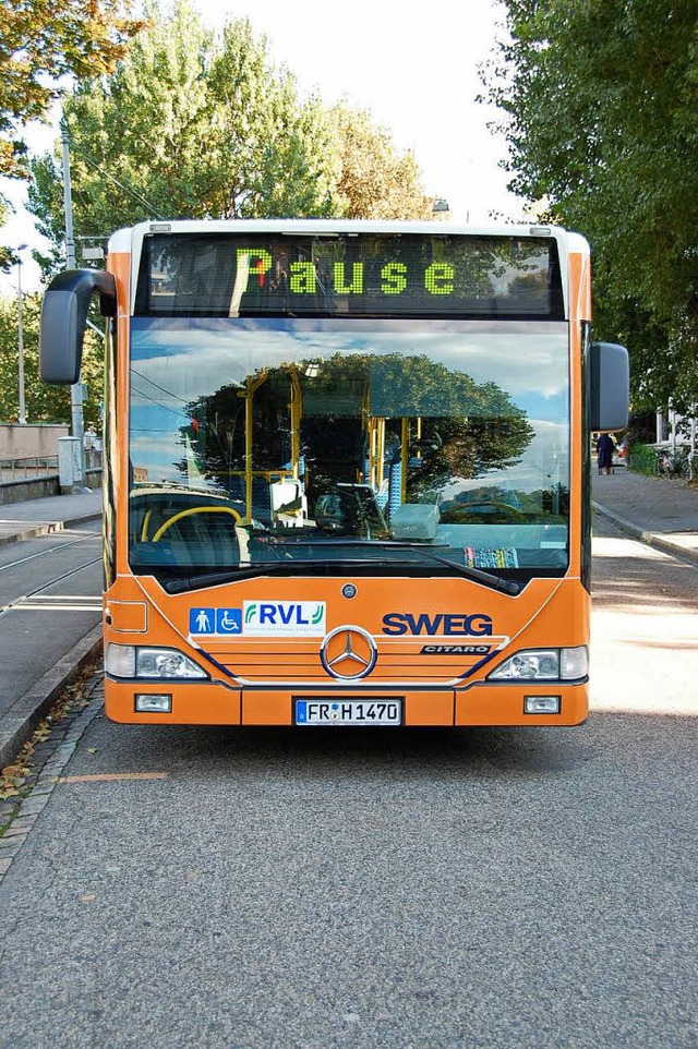 Der Busverkehr in Weil soll einheitlicher und dichter werden (Symbolbild).  | Foto: Hannes Lauber