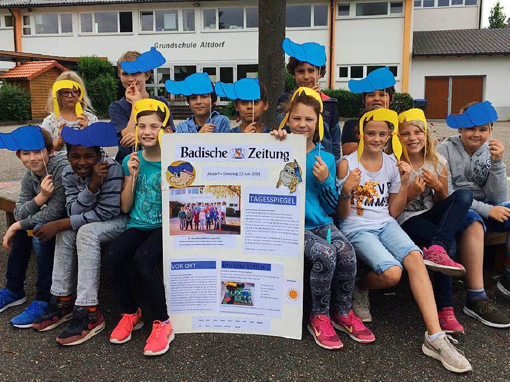 Erster Platz (Bereich Ortenau und Kreis Emmendingen): Klasse 4b, Grundschule Altdorf, Ettenheim