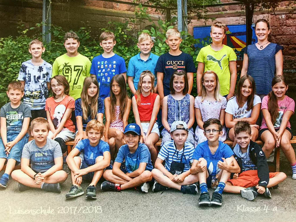 Klasse 4a, Luisenschule, Lahr