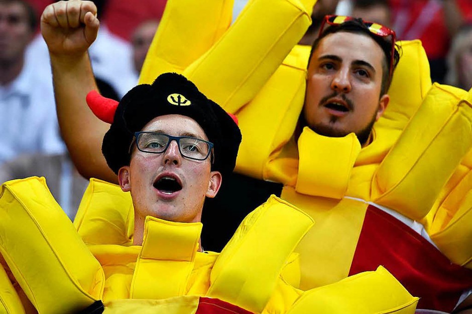 Belgische Fritten gehören zu den besten der Welt – die belgische Elf auf dem Platz nach diesem Turnier auch. (Foto: dpa) Belgische Fritten gehören zu den besten der Welt – die belgische Elf auf dem Platz nach diesem Turnier auch. (Foto: dpa)
