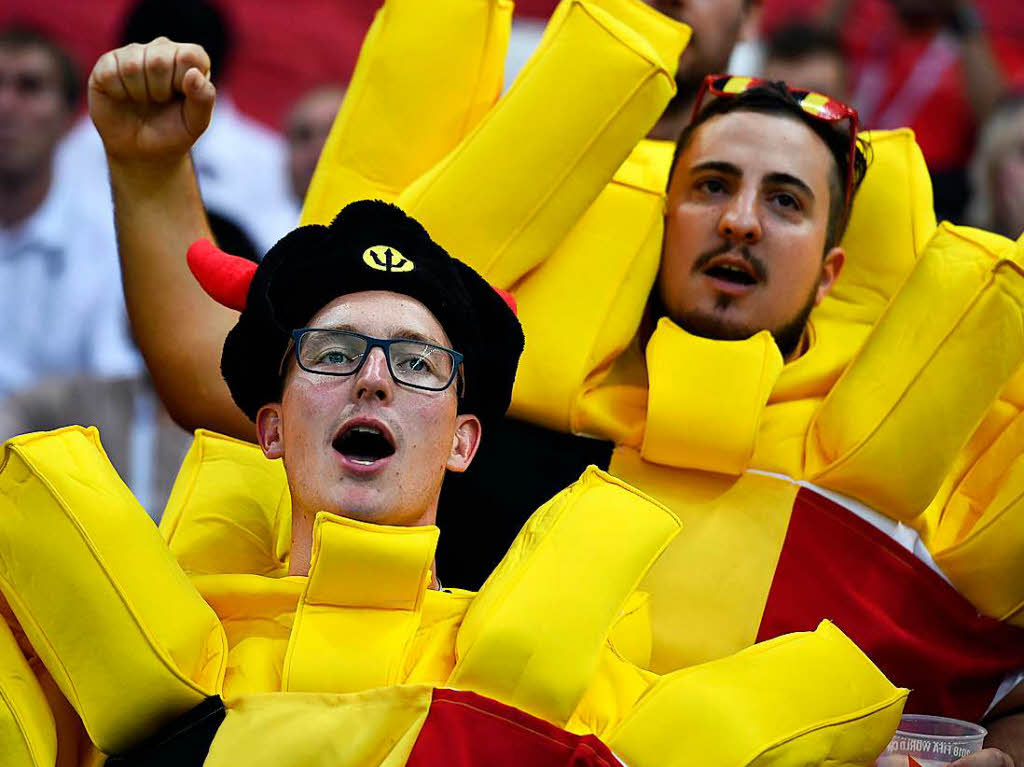Belgische Fritten gehren zu den besten der Welt – die belgische Elf auf dem Platz nach diesem Turnier auch.