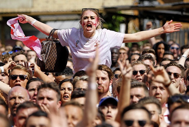 Auch whrend des Halbfinals wird es be...hauen in London wieder hoch hergehen.   | Foto: afp