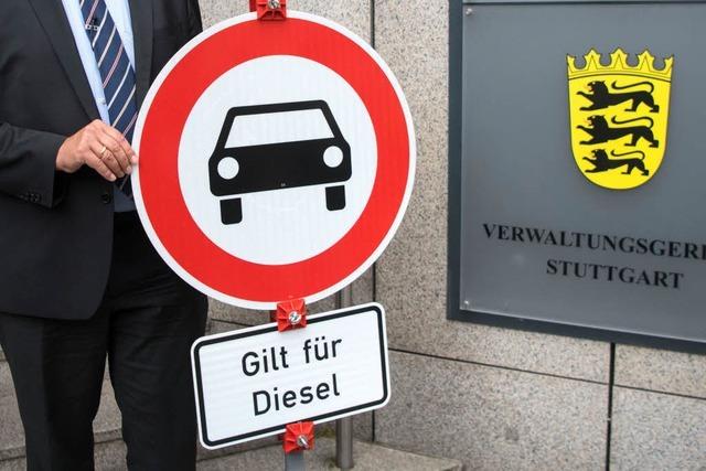 Diesel-Fahrverbote in Stuttgart kommen ab Jahresbeginn 2019