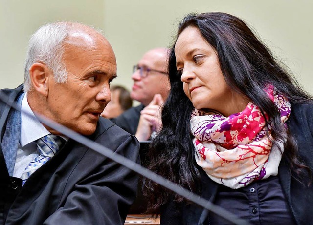 Am Mittwoch wurde Beate Zschpe zu leb...gegen das Urteil Revision angekndigt.  | Foto: dpa