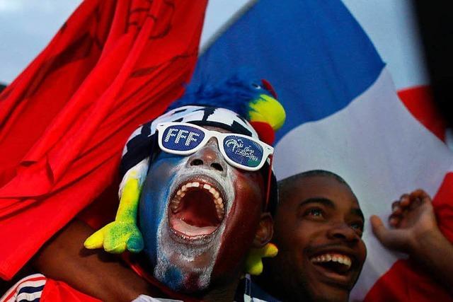 Fotos: So freuen sich Frankreichs Fans ber den Einzug ins WM-Finale