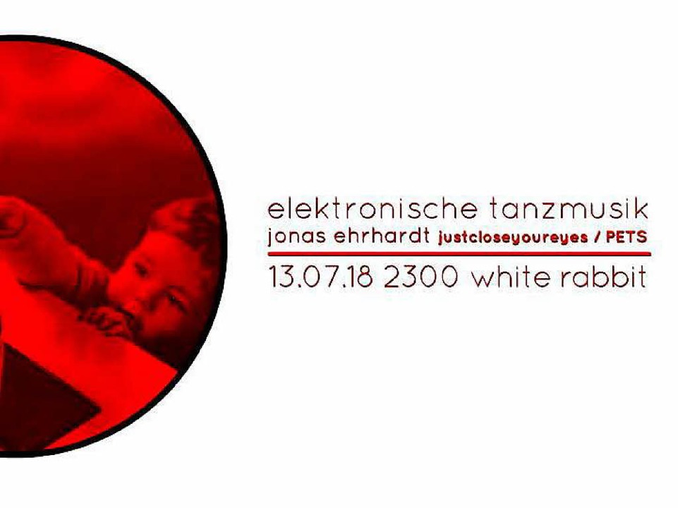 Elektronische Tanzmusik mit Jonas Ehrh...bt&#8217;s am Freitag im White Rabbit.  | Foto: Promo