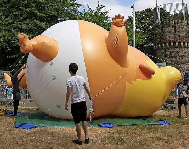 &#8222;Baby-Trump-Ballon&#8220; in London   | Foto: AFP