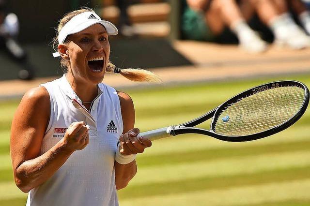 Angelique Kerber zieht ins Wimbledon-Finale ein
