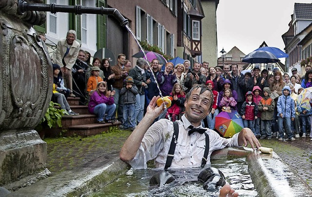 Fr jeden Spa zu haben: Shiva Grings beim Kukuk-Festival 2012.  | Foto:  Stefan Merkle