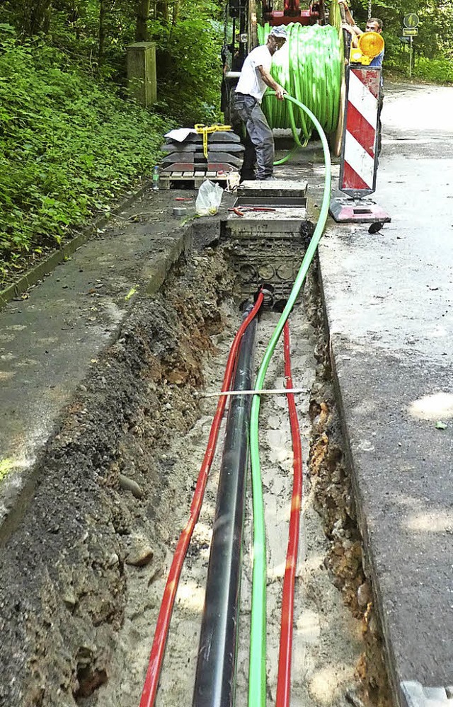 Der Breitbandausbau in Hsingen wird w...s schnelle Internet  endlich  stehen.   | Foto: Gerhard Schaum