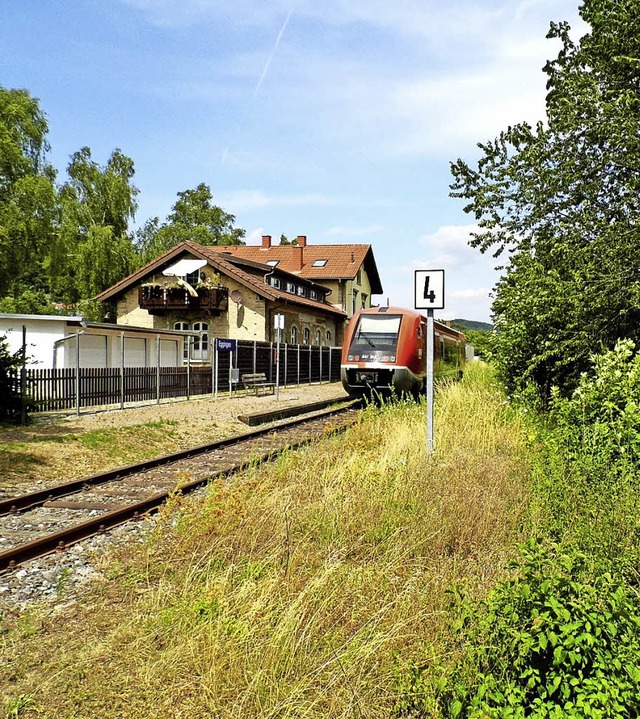 Die Bahnstrecke Lauchringen &#8211; We...wie an Sonn- und Feiertagen befahren.   | Foto: Dietmund Schwarz