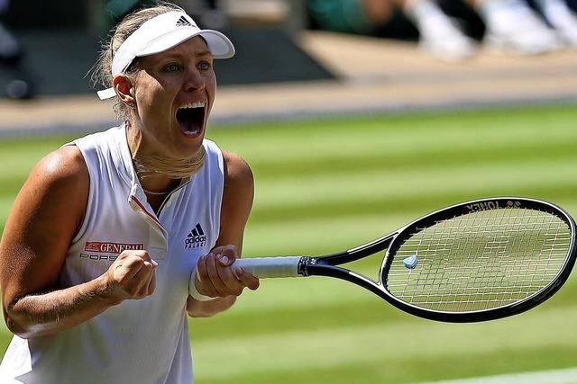 Angelique Kerber erreicht das Finale von Wimbledon