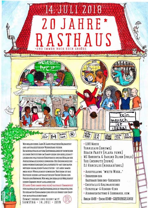 Auf dem Grethergelnde steigt das Rasthaus Hoffest.  | Foto: Pro