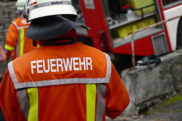 Glimpflich ist ein Kchenbrand in Inzl...on einem Einsatz in Rheinfelden 2018).  | Foto: Ralf H. Dorweiler