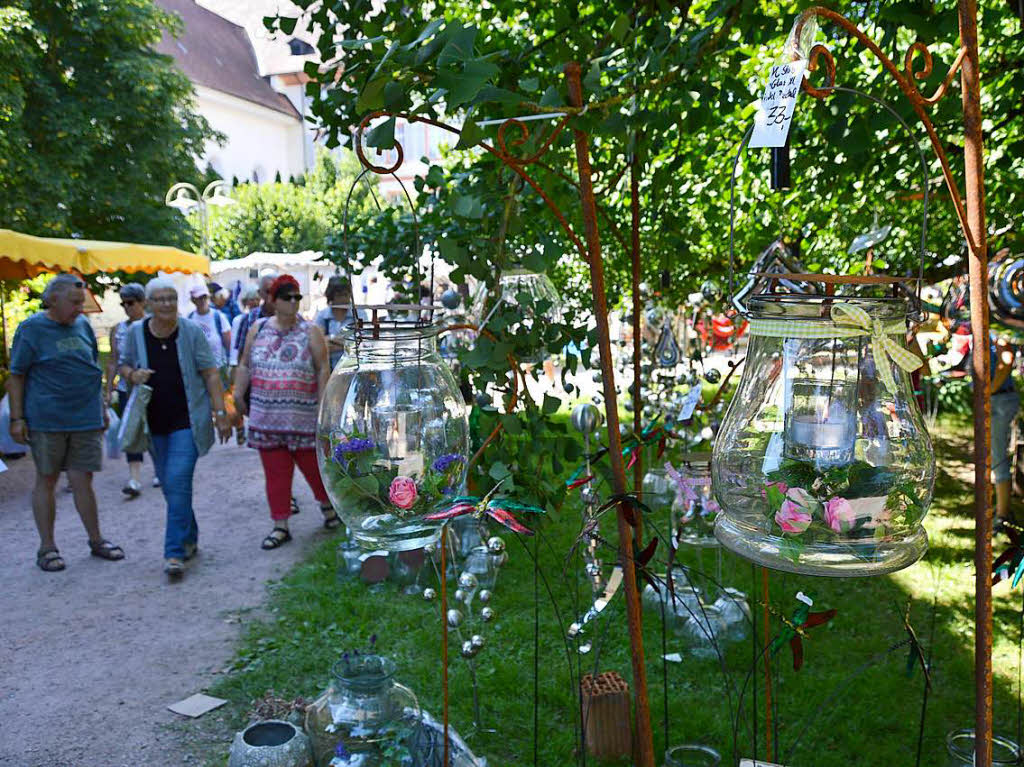 Impressionen von der Gartenmesse Diga auf dem Gelnde von Schloss Beuggen in Rheinfelden