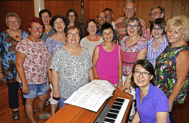 Sie eint der Spa am Singen: Der neu g...e) am 21. Juli seinen ersten Auftritt.  | Foto: Christel Hlter-Hassler