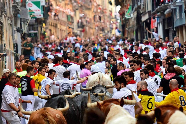 Stierrennen in Pamplona  | Foto: AFP