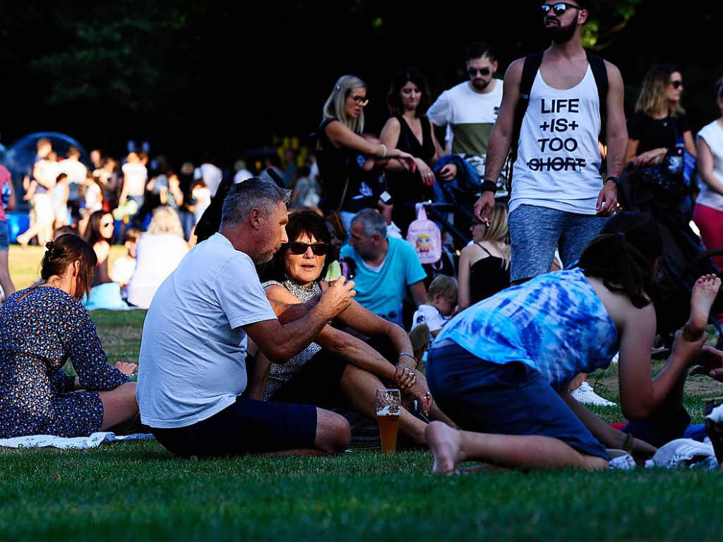 Lichter, Laune, lecker – die tolle Atmosphre im Bad Krozinger Kurpark wollten sich am Wochenende viele nicht entgehen lassen.