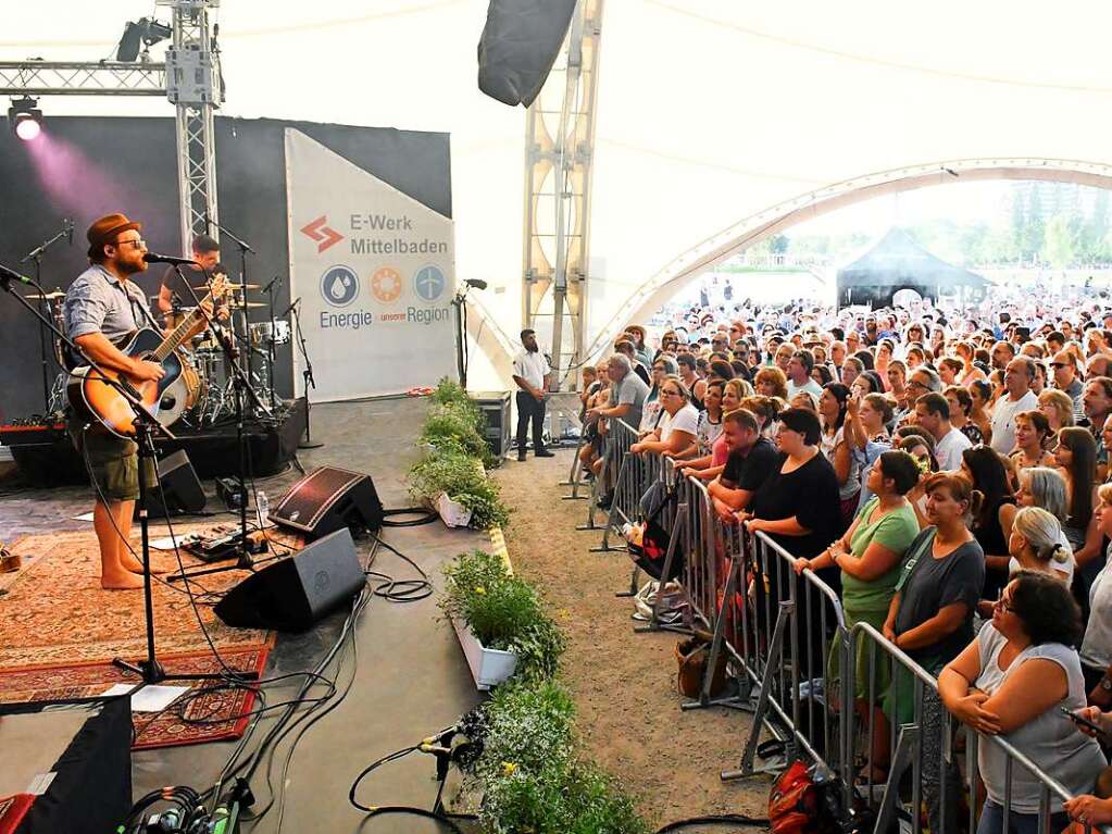 Gregor Meyles Konzert beim Bergfest der Landesgartenschau in Lahr