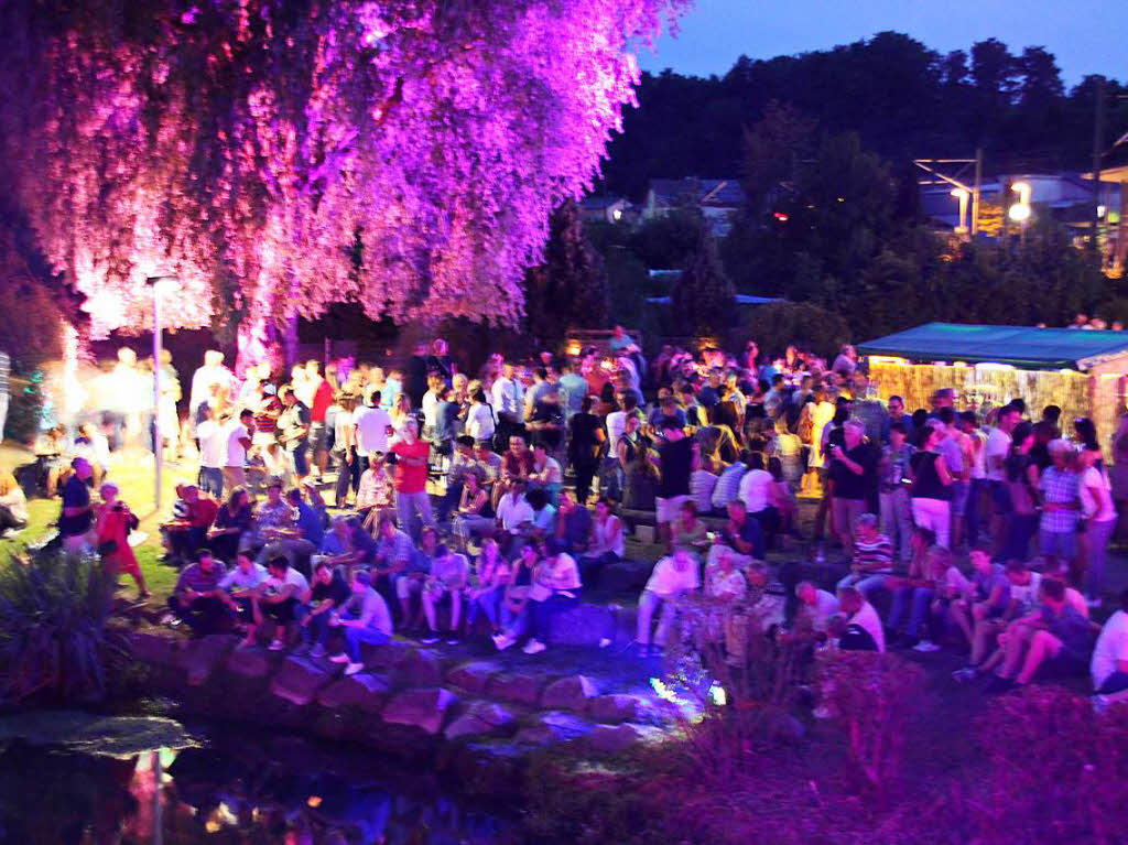 Impressionen von der Eichstetter Weinnacht, die bereits am Tag begann und bis spt in die Nacht dauerte.