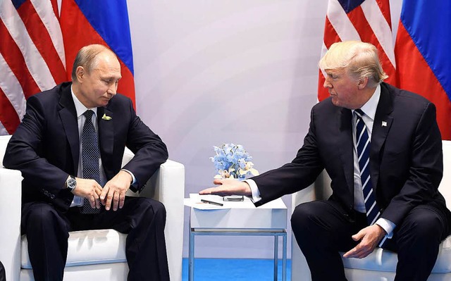 Wladimir Putin (links) und Donald Trump  | Foto: AFP