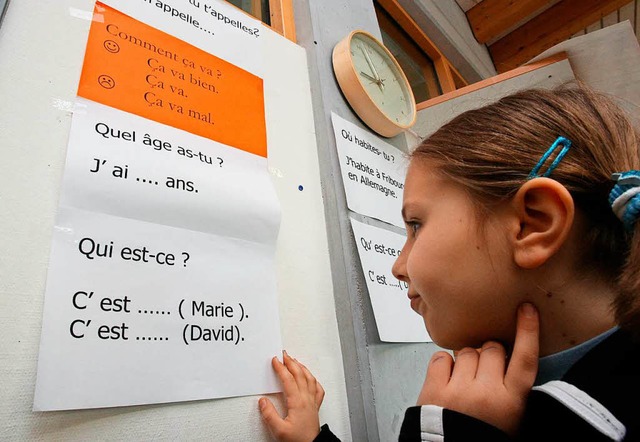 Denken und reden &#8211;  so lernen lernen Schler Sprachen.  | Foto: dpa