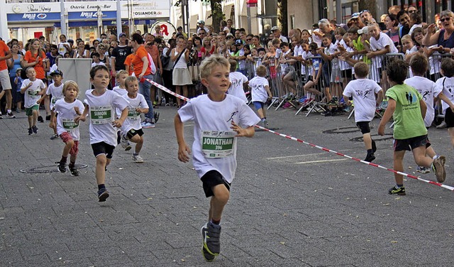 Beim Trompeterlauf waren zahlreiche junge Lufer am Start.   | Foto: Witwicki