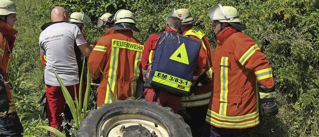 Der jngste Einsatz ereignete sich Mitte Juli im Hecklinger Aubachtal   | Foto: Feuerwehr Kenzingen