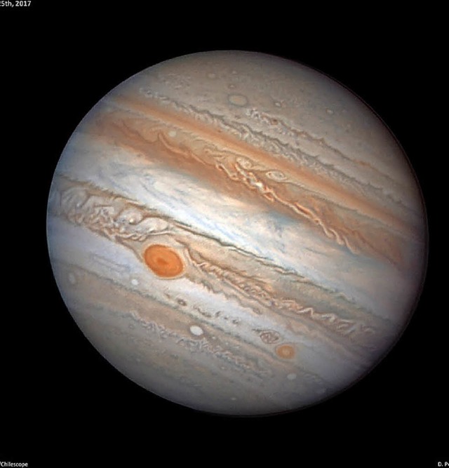 Teleskop-Bild des Jupiter   | Foto: dpa