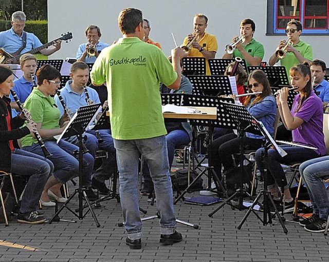 Die Stadtkapelle ldt zum Sommerkonzert.    | Foto: Manfred Vetter