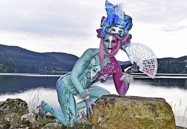 Kunst auf Krpern: Bodypainting in Titisee  | Foto: Philippe Thines