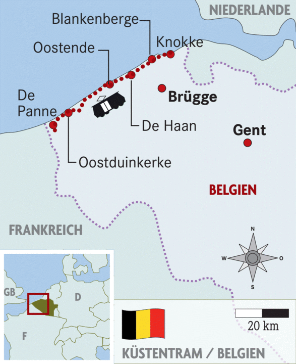 Mit Der Tram Entlang Der Kuste Belgiens Reise Badische Zeitung