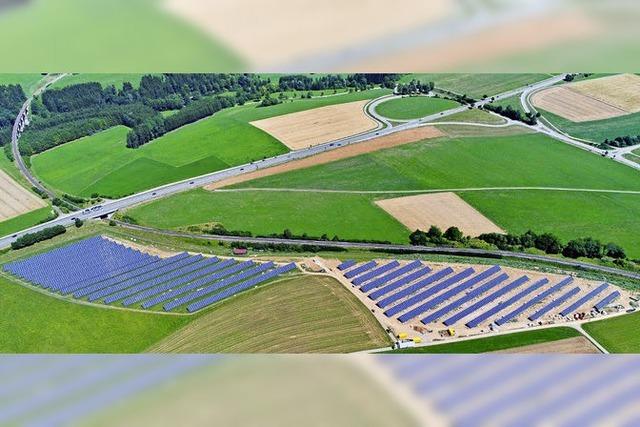 Solarpark steht vor der Vollendung
