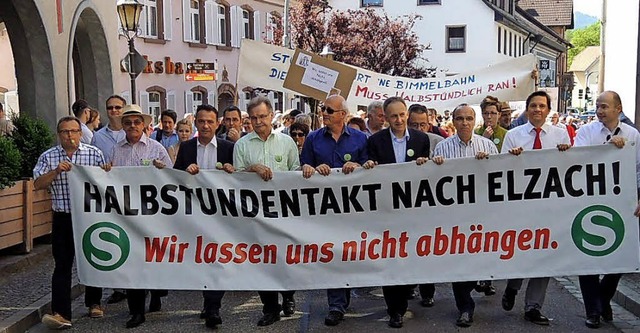 Schon einmal, 2013, wurde in Elzach f... die Initiatoren auf viele Teilnehmer.  | Foto: Archiv Kurt Meier