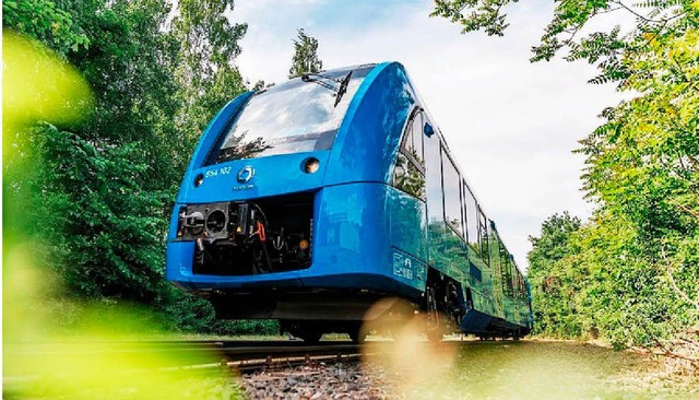 Der erste zugelassene Wasserstoffzug von Alstom  | Foto: Alstomgroup