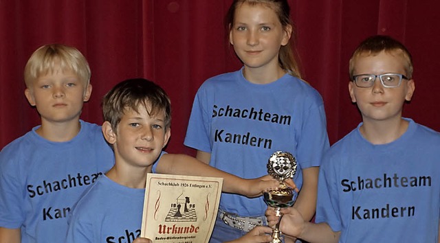 Die erfolgreichen Schachspieler:  Simo...nkemper und Tim Scholten (von links)    | Foto: Christine Scholten