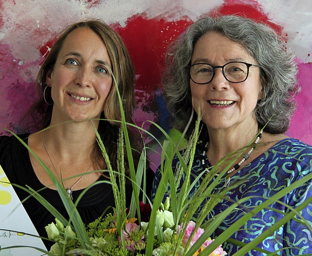 Elisabeth Strk (rechts) wurde von der...abschiedet, Iris Knall folgt ihr nach.  | Foto: Hohenfeld