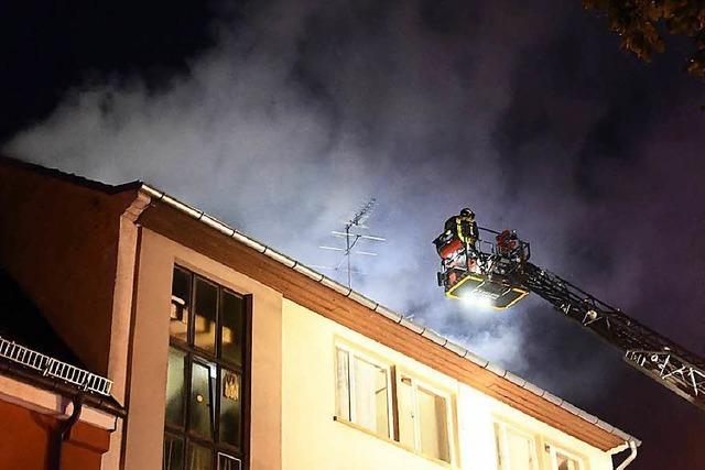 Polizei ermittelt Tatverdchtigen nach Brand in Lahr