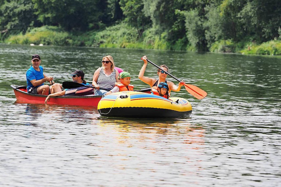 Spaß auf, im und am Wasser bot die Rheinregatta am Sonntag. (Foto: Jutta Geiger) Spaß auf, im und am Wasser bot die Rheinregatta am Sonntag. (Foto: Jutta Geiger)