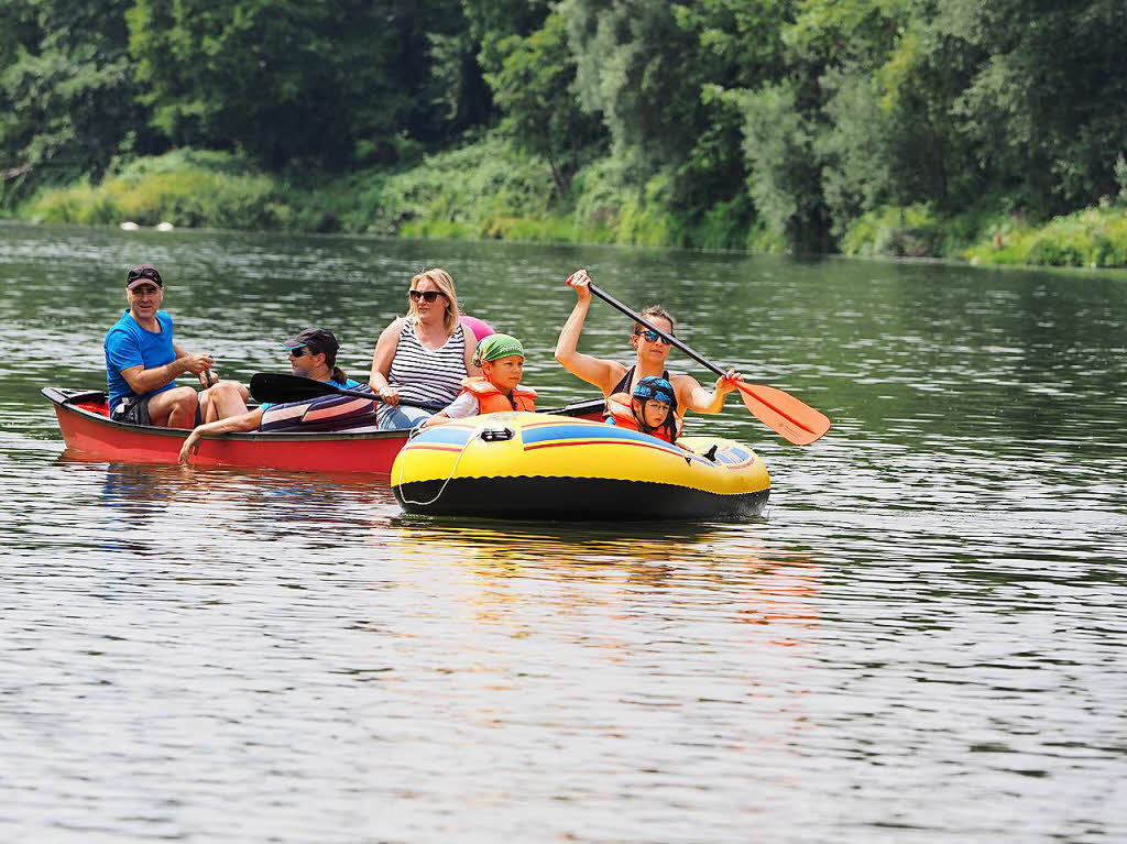 Spa auf, im und am Wasser bot die Rheinregatta am Sonntag.