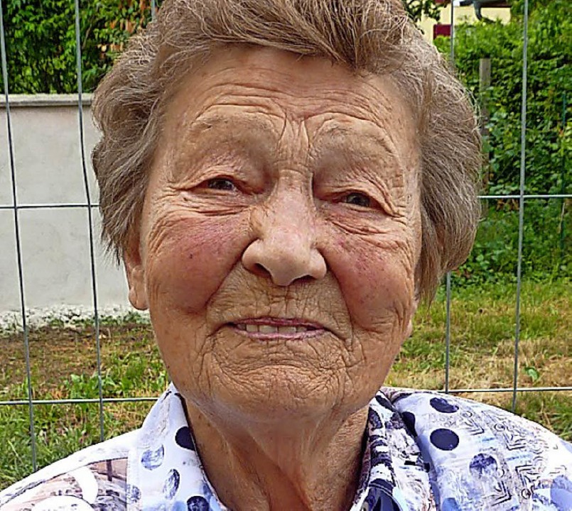 Johanna Schundelmeier wurde 90.  | Foto: Lauffer
